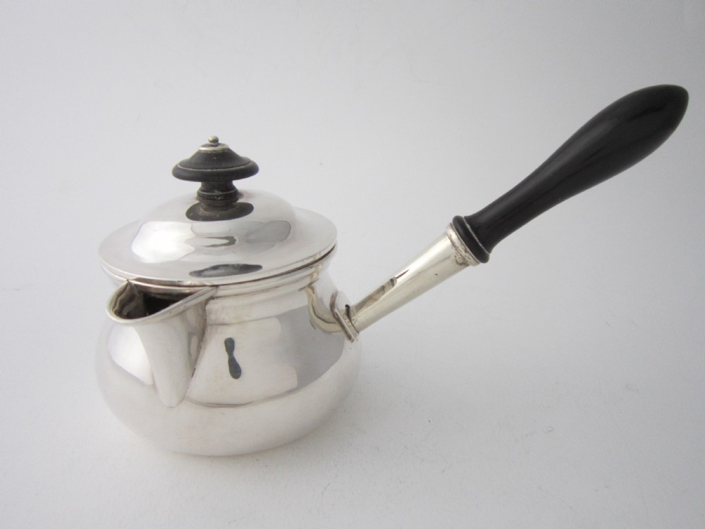 Scottish Antique George IV Sterling Silver Brandy Pan- 1824