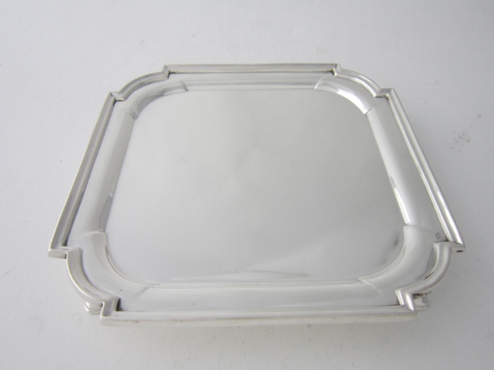 Antique Edwardian Sterling Silver Salver - 1907
