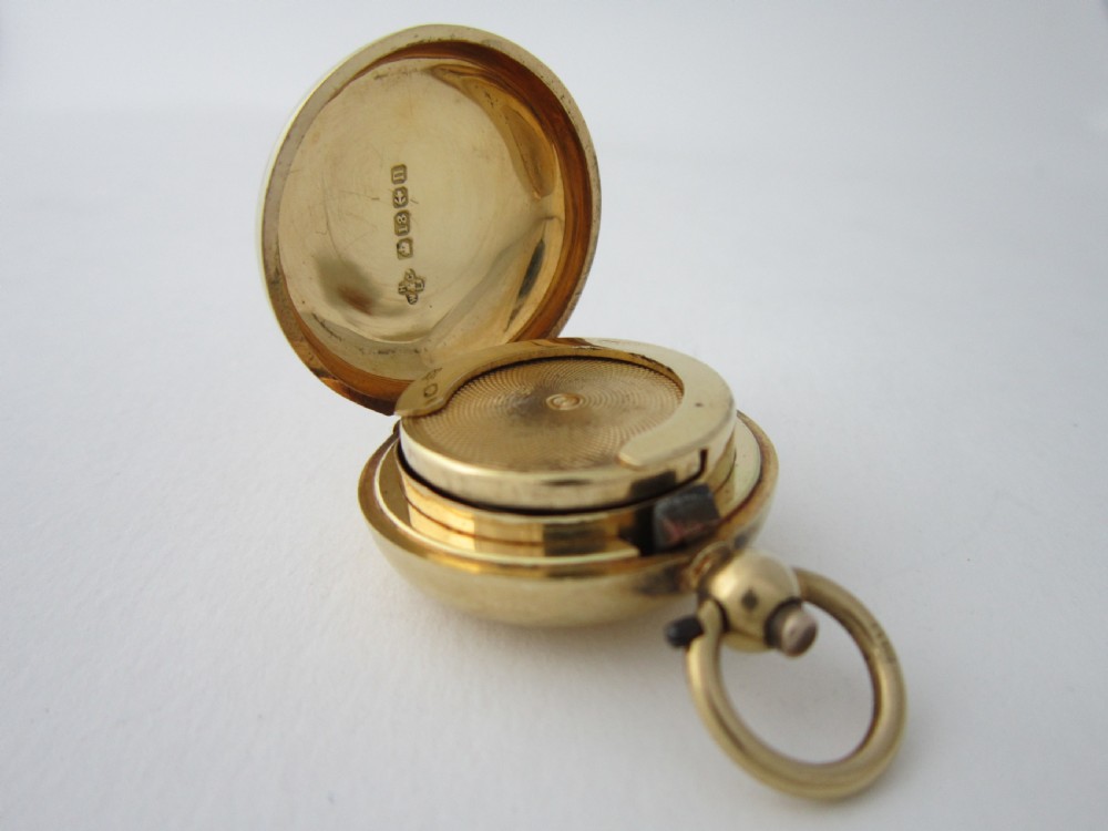 18ct Gold Antique George V Sovereign Case - 1912