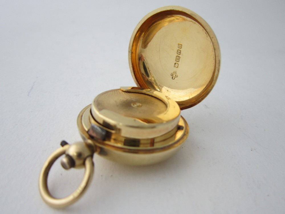 18ct Gold Antique George V Sovereign Case - 1912 View V