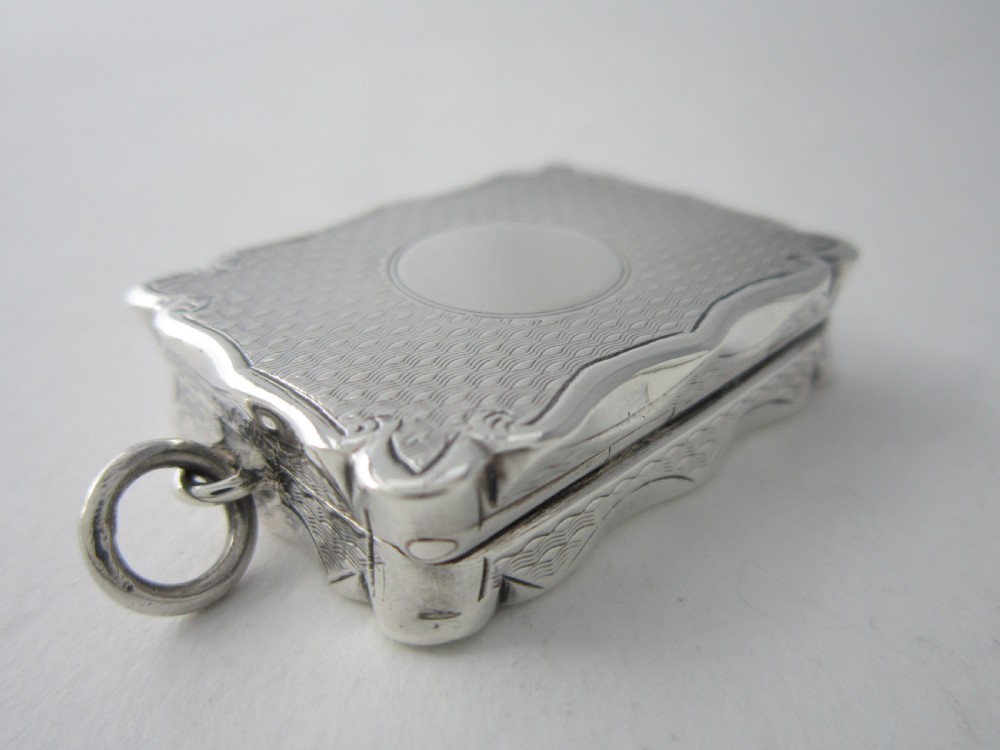 Antique Victorian Sterling Silver Vinaigrette - 1887 View II