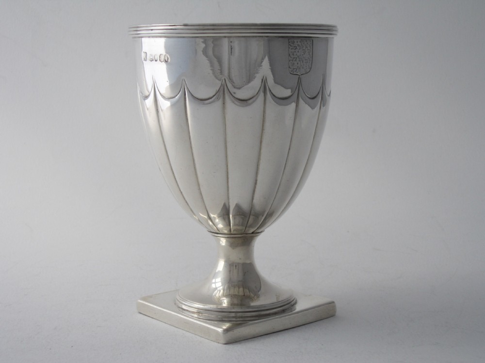 Antique William IV Sterling Silver Wine Goblet - 1836 View III