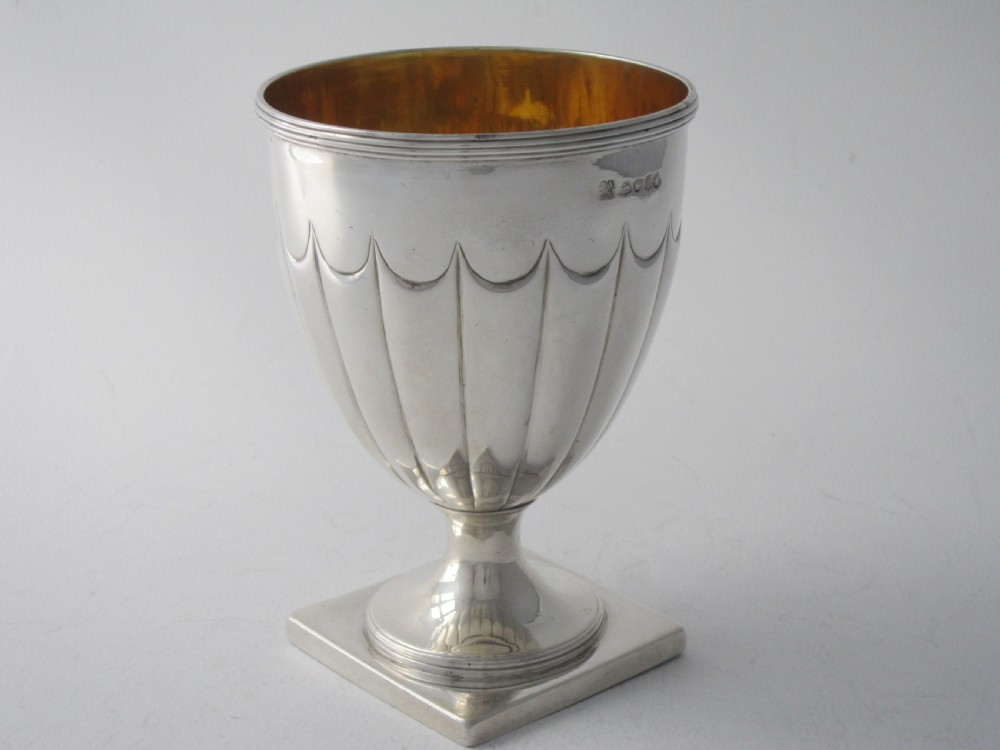 Antique William IV Sterling Silver Wine Goblet - 1836 View IV
