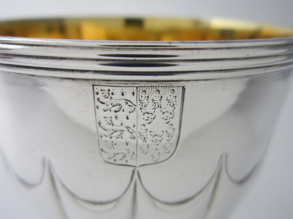Antique William IV Sterling Silver Wine Goblet - 1836 View VII