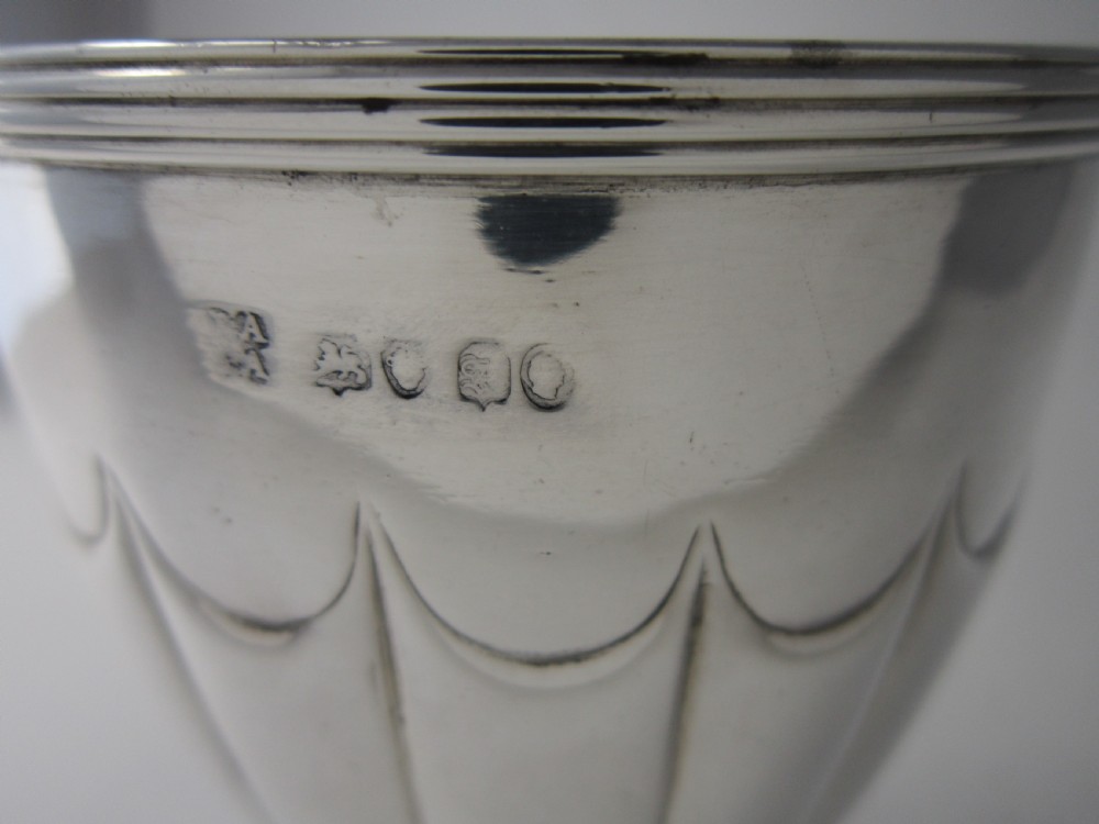 Antique William IV Sterling Silver Wine Goblet - 1836 View VIII