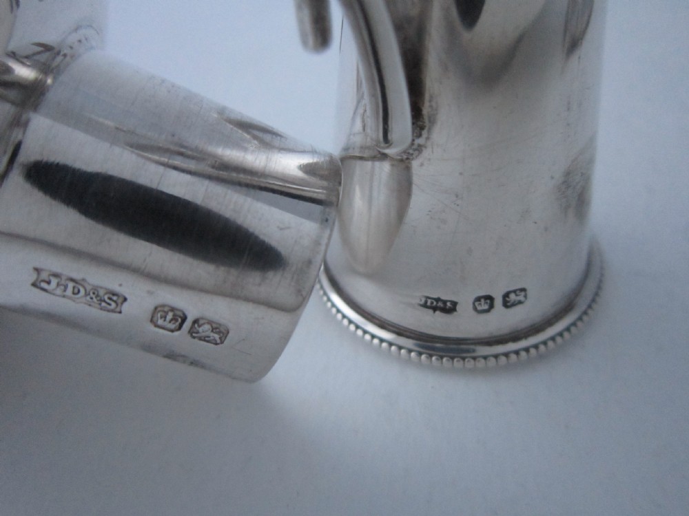 Antique Victorian Sterling Silver Chamberstick - 1898 View VII