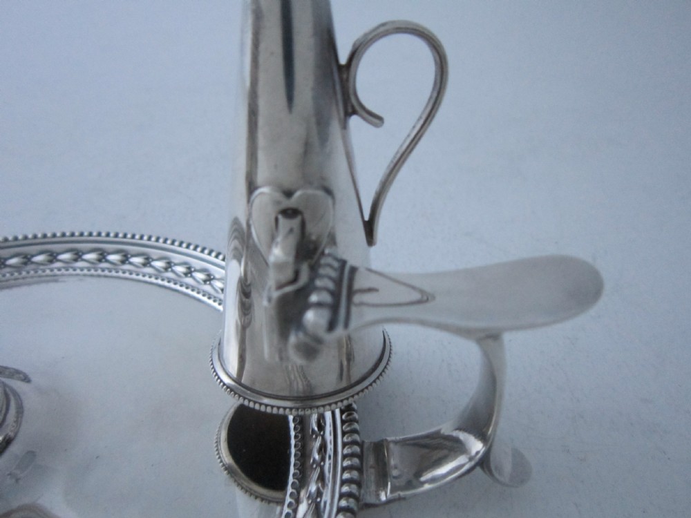Antique Victorian Sterling Silver Chamberstick - 1898 View IX