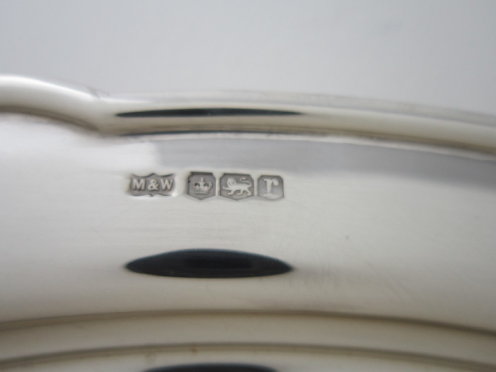 Art Deco George V Sterling Silver Tray - 1934 View VIII