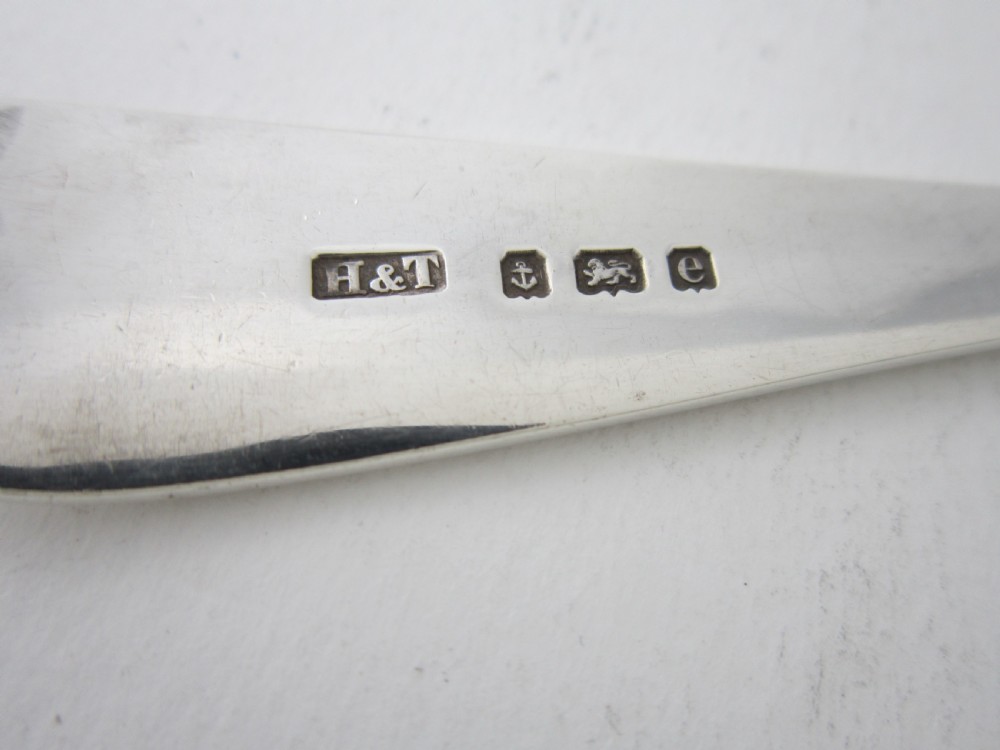 Antique Edwardian Sterling Silver Berry Spoons - 1904 View VII