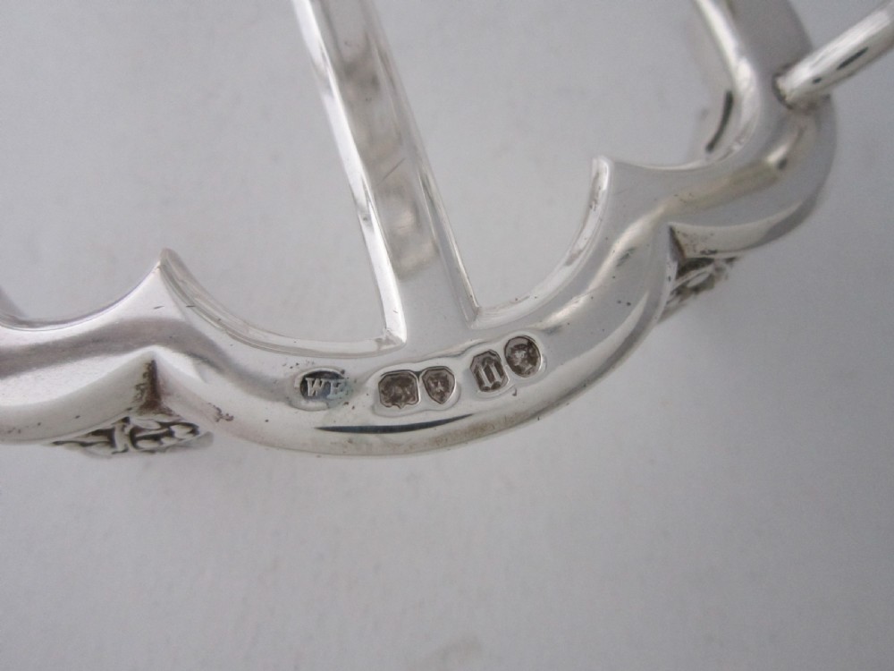 Antique Victorian Sterling Silver Toast Rack - 1868 View VIII