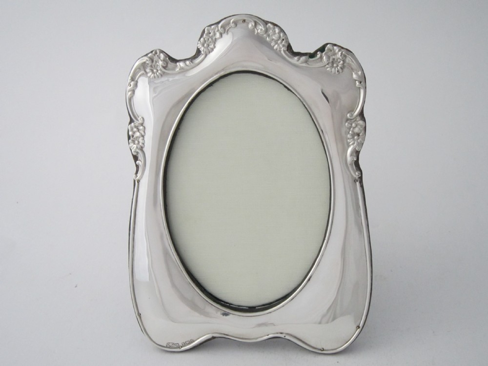 Antique Edwardian Sterling Silver Photo Frame - 1910