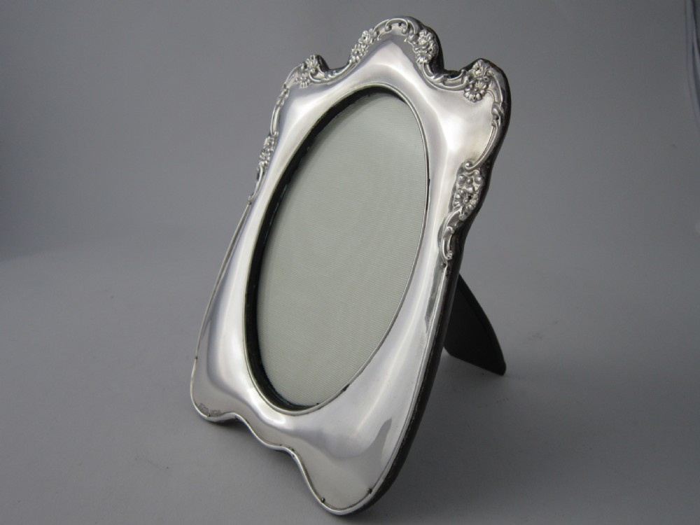 Antique Edwardian Sterling Silver Photo Frame - 1910 View II