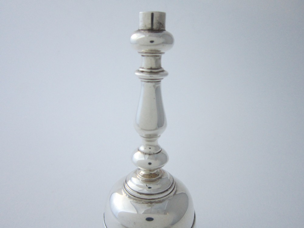 Elizabeth II Sterling Silver Table Bell - 1965 View IV