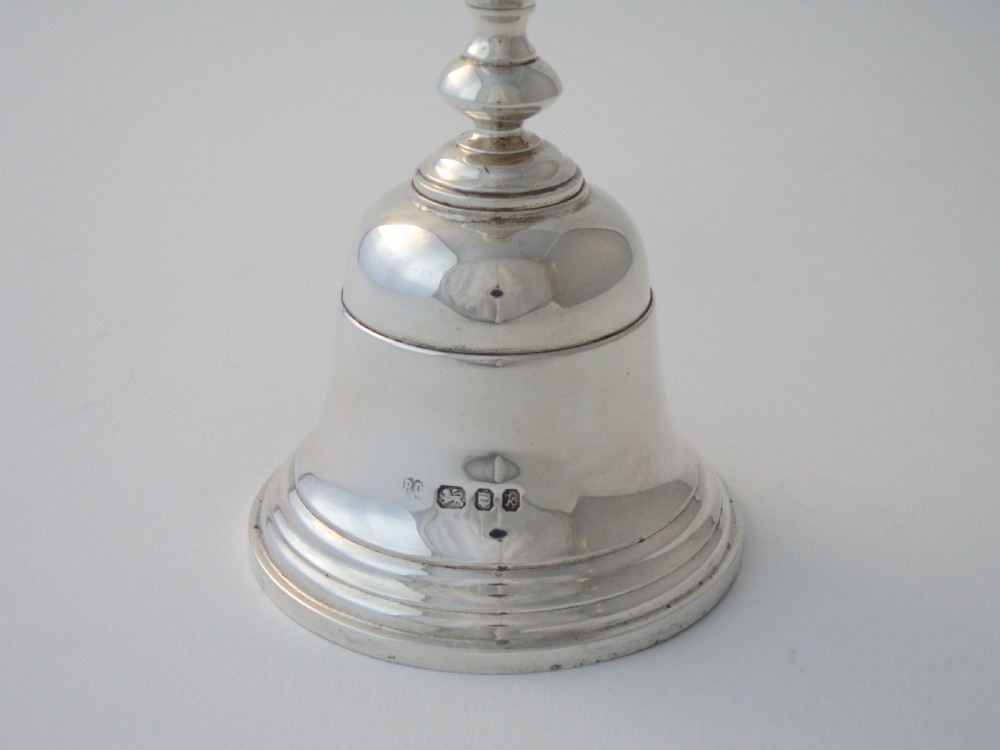 Elizabeth II Sterling Silver Table Bell - 1965 View V