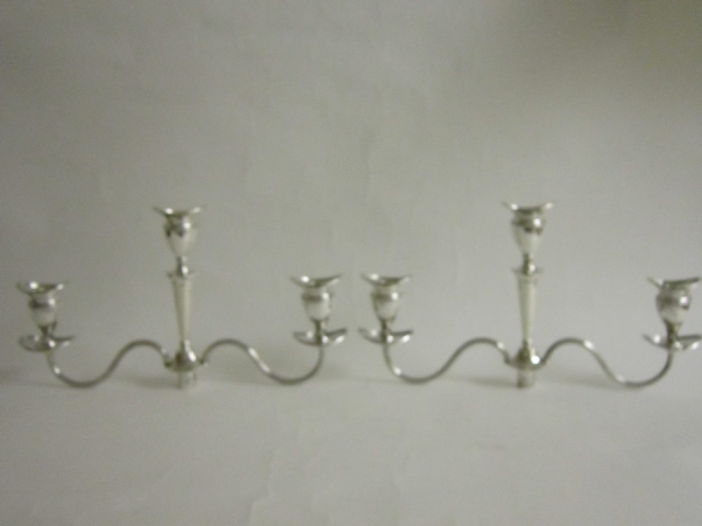 Scottish Antique Edwardian Sterling Silver Candelabra - 1901

 View IV
