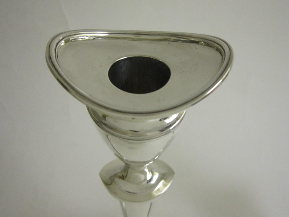 Scottish Antique Edwardian Sterling Silver Candelabra - 1901

 View V