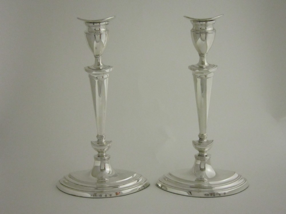 Scottish Antique Edwardian Sterling Silver Candelabra - 1901

 View VII