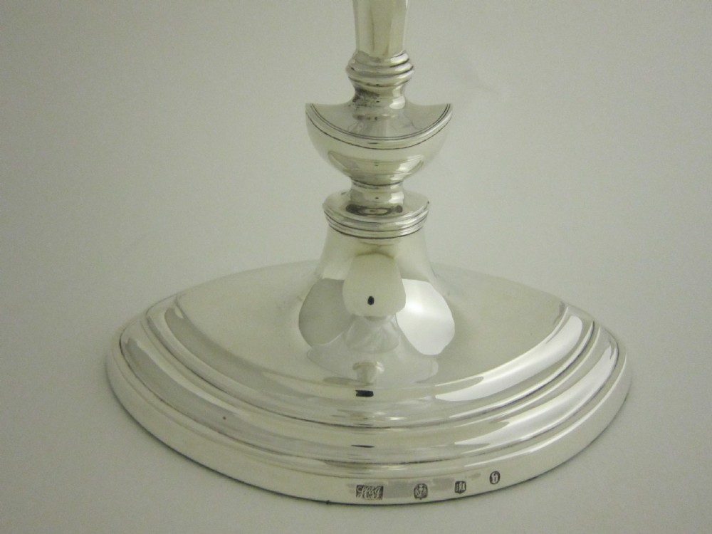Scottish Antique Edwardian Sterling Silver Candelabra - 1901

 View VIII