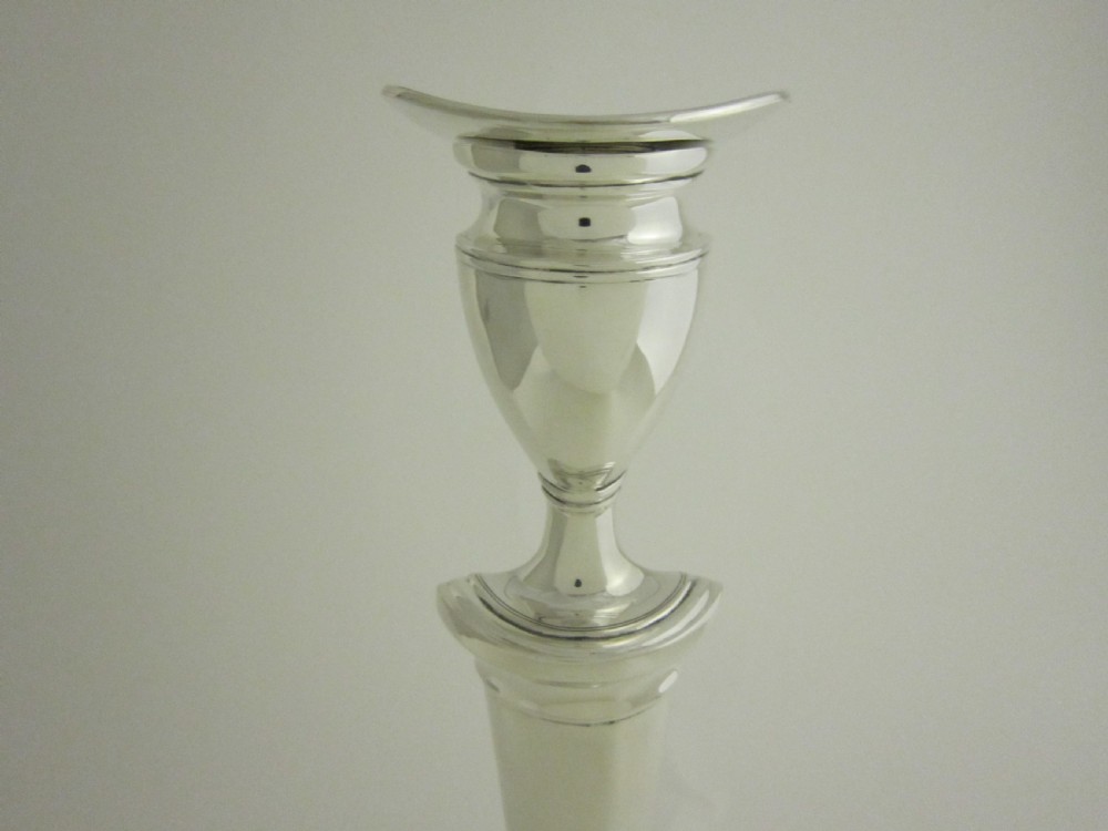 Scottish Antique Edwardian Sterling Silver Candelabra - 1901

 View IX