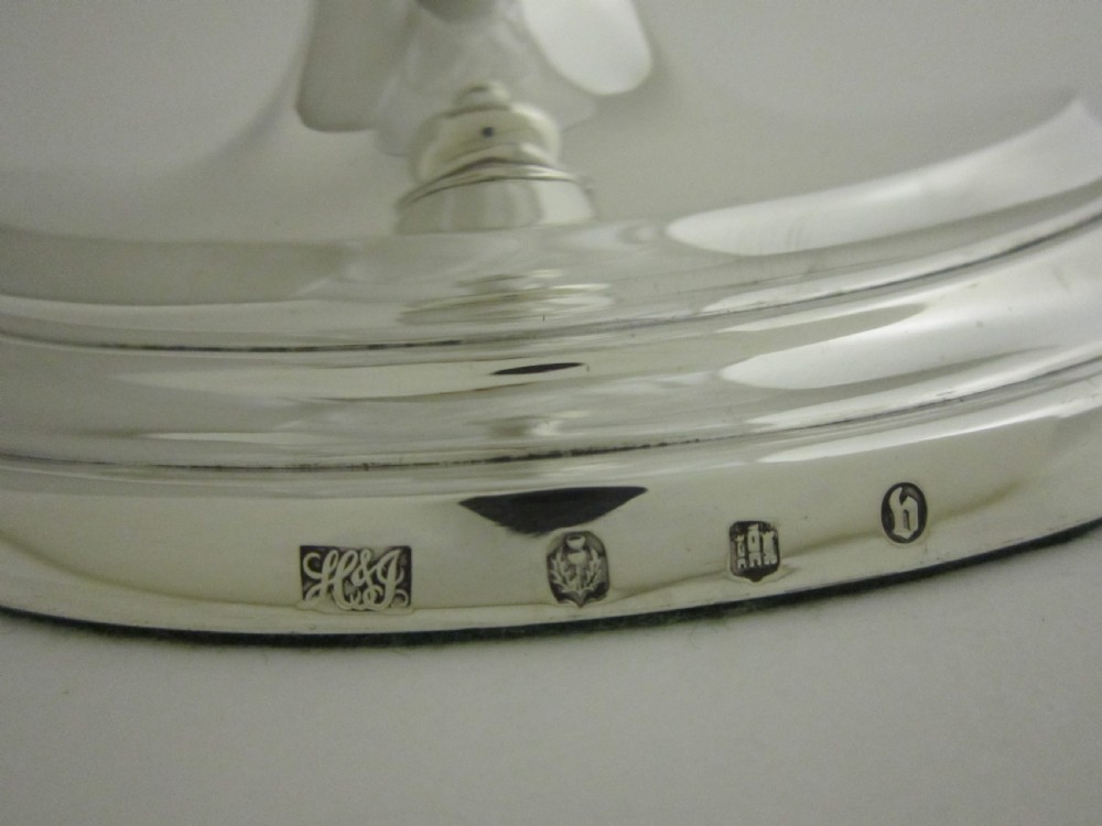 Scottish Antique Edwardian Sterling Silver Candelabra - 1901

 View X