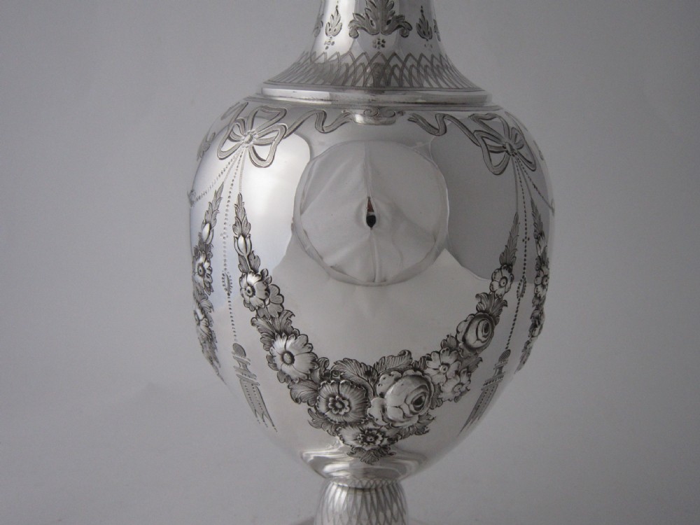 Antique Victorian Sterling Silver Wine Ewer - 1873 View VII
