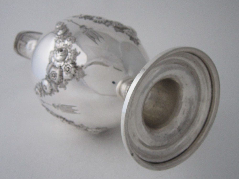 Antique Victorian Sterling Silver Wine Ewer - 1873 View X