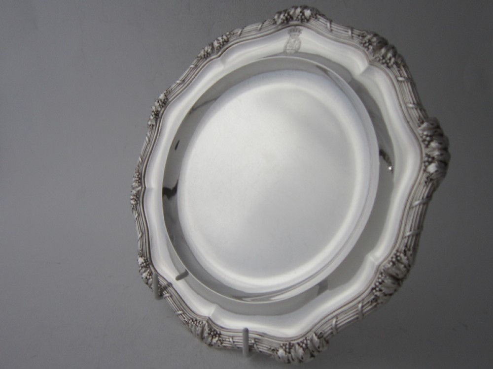 Paul Storr Antique George III Sterling Silver Plate - 1809