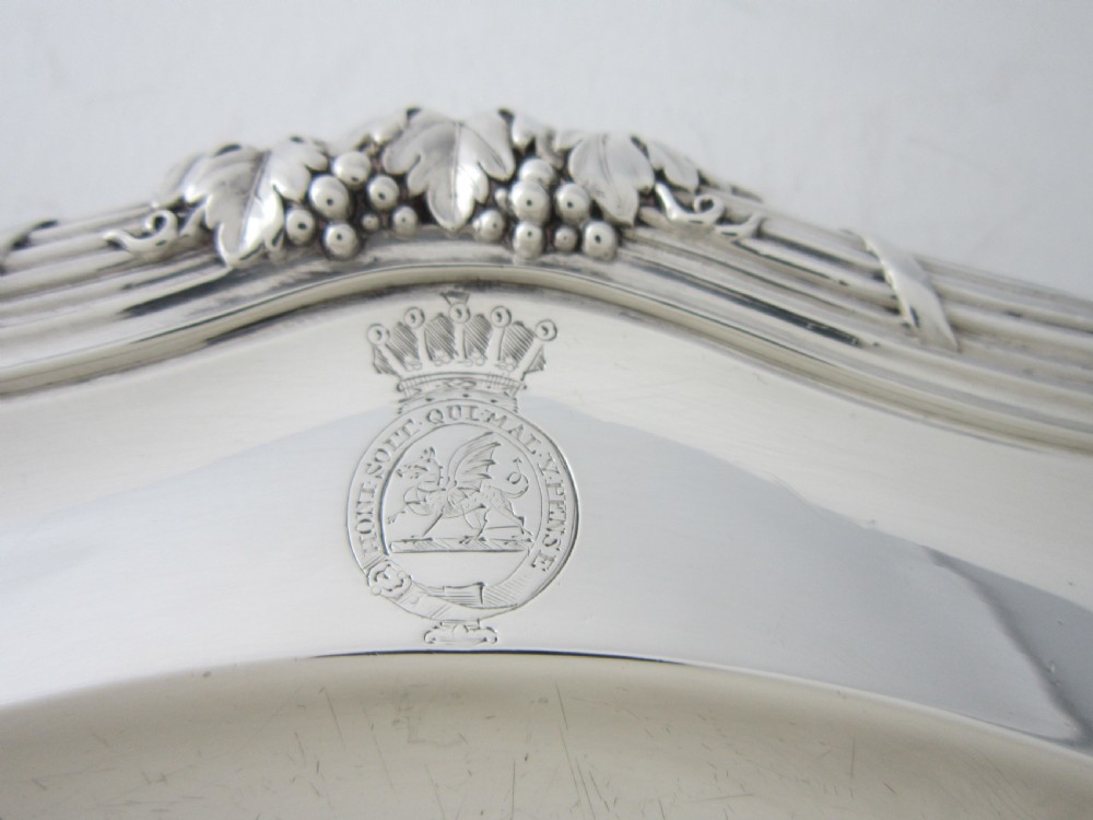 Paul Storr Antique George III Sterling Silver Plate - 1809 View IV