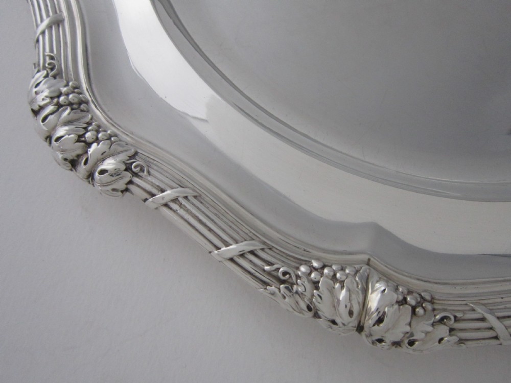 Paul Storr Antique George III Sterling Silver Plate - 1809 View VI