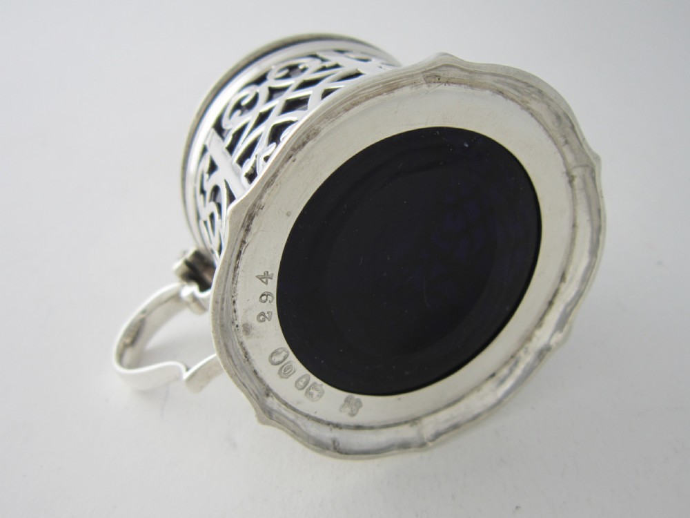 Antique Victorian Sterling Silver Mustard Pot - 1849 View VII