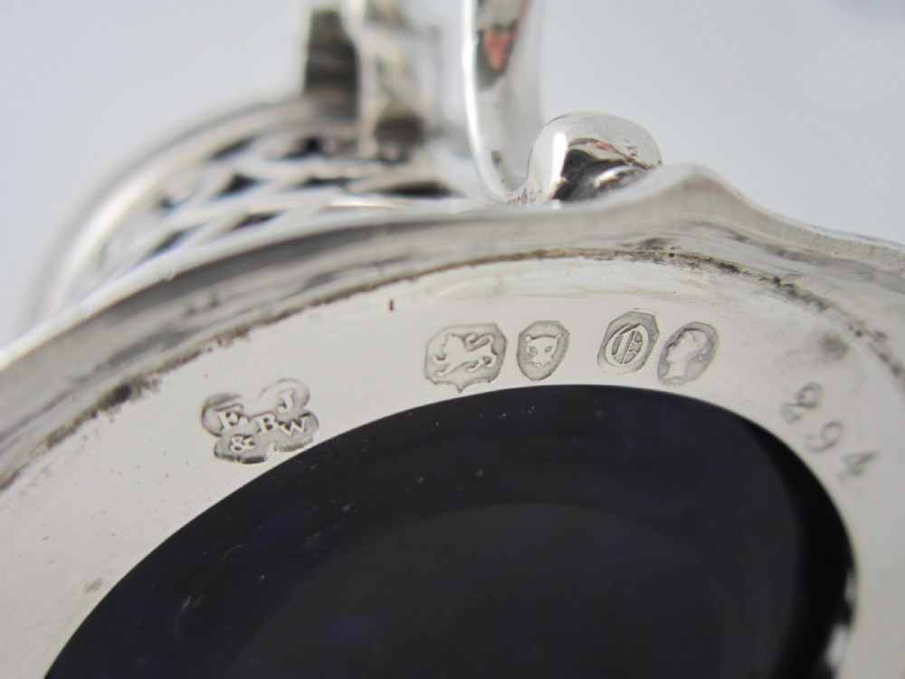 Antique Victorian Sterling Silver Mustard Pot - 1849 View VIII