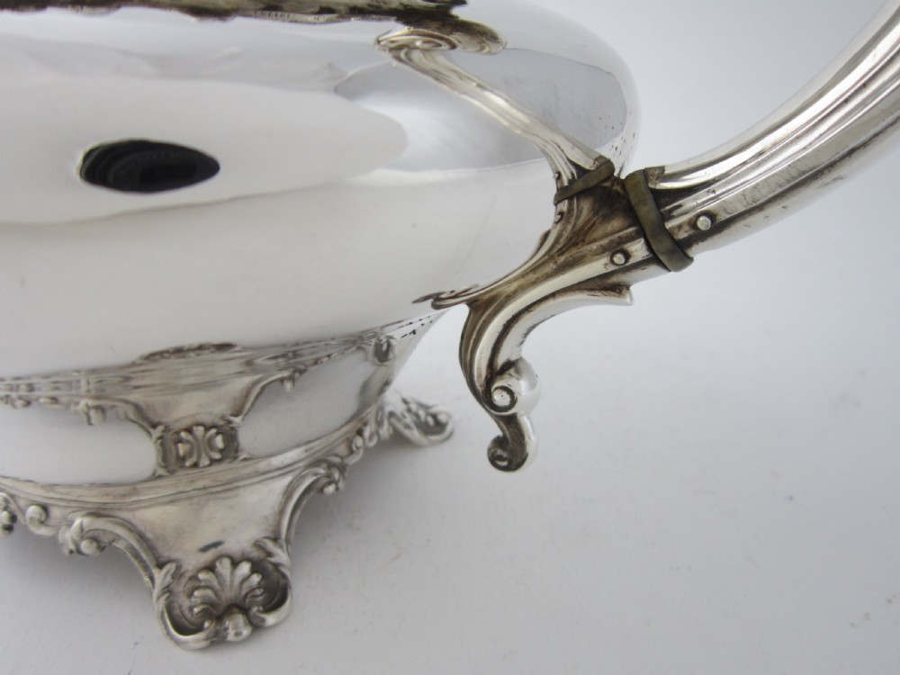 Antique William IV Sterling Silver Teapot - 1837 View V