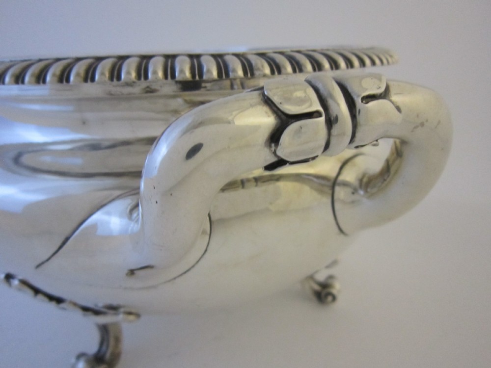 Antique Victorian Sterling Silver Soup Tureen - 1843 View V