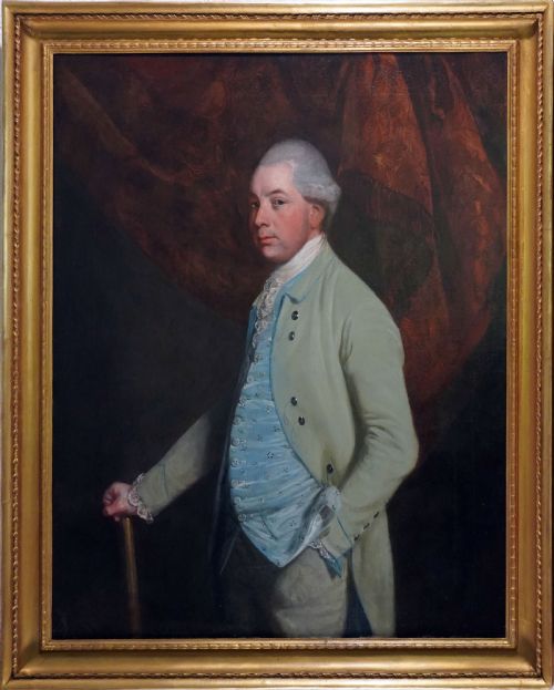 18th Century Portrait Oil Painting of William Craven by Thomas Beach (11738-1806)