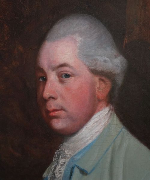 fig 1. 18th century portrait oil painting of William Craven by Thomas Beach (11738-1806)