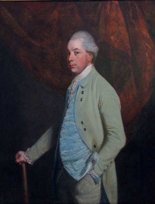 fig 4. 18th century portrait oil painting of William Craven by Thomas Beach (11738-1806)