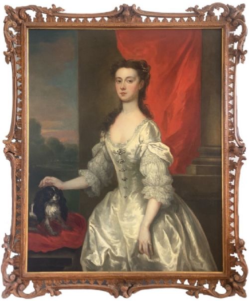 18th century portrait oil painting of Elizabeth Bellenden by John Vanderbank (1694-1739)