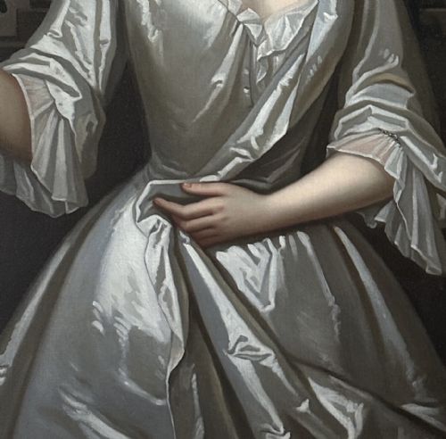 fig 2. 18th century English portrait painting of the Duchess of Bolton, attributed to Maria Verelst (1680-1744)