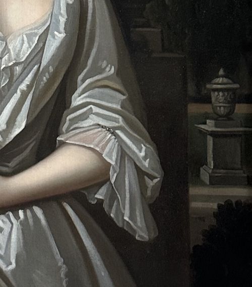 fig 4. 18th century English portrait painting of the Duchess of Bolton, attributed to Maria Verelst (1680-1744)