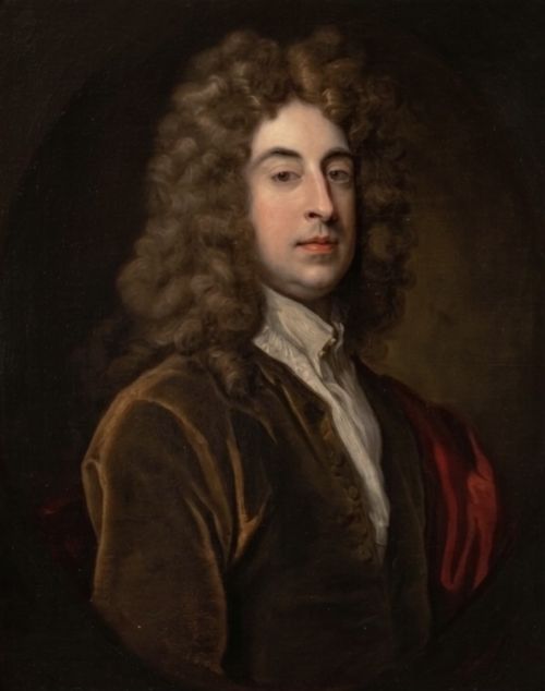 PORTRAIT PAINTING OF CHARLES DARQNEUVE BY MICHAEL DAHL CIRCA 1700 - ADDITIONAL PHOTO 1