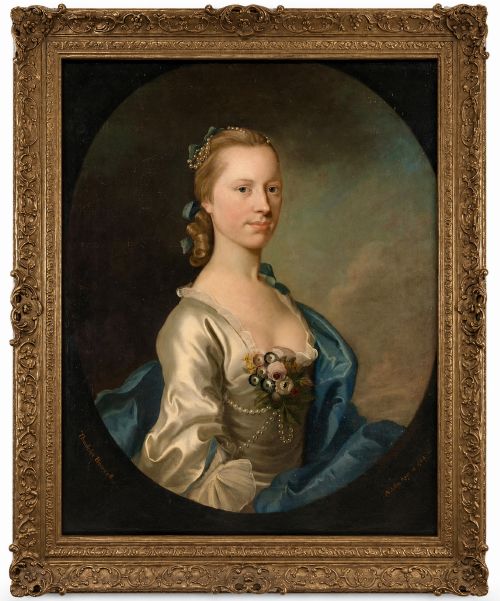 18TH CENTURY PORTRAIT OF A YOUNG LADY ATTRIBUTED TO ALLAN RAMSAY 17131784
