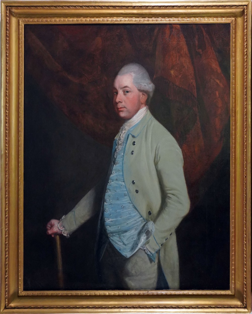 18th century portrait oil painting of William Craven by Thomas Beach (11738-1806)
