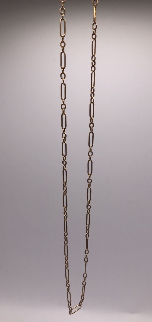 Edwardian 15ct Chain necklace 