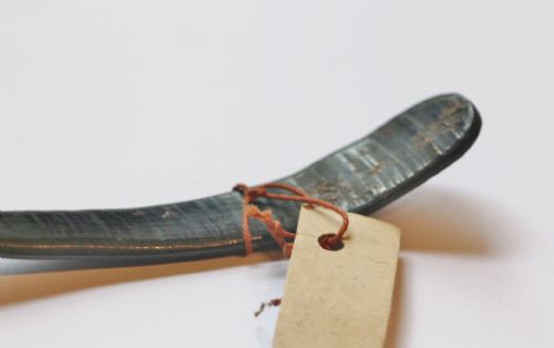 TWO LARGE FINE WELSH LATE GEORGIAN SHAPED HORN SPOONS - ADDITIONAL PHOTO 4