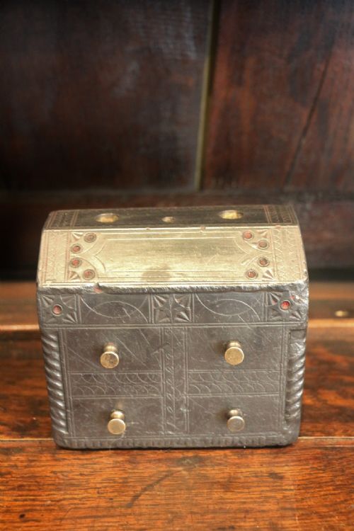 19th Century Welsh Folk Art Slate Bureau
