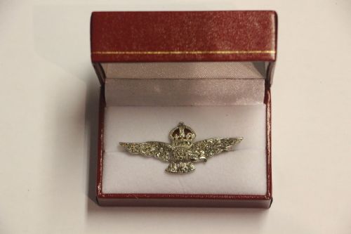 9carat White Gold Raf Pathfinder Squadron Pin Badge