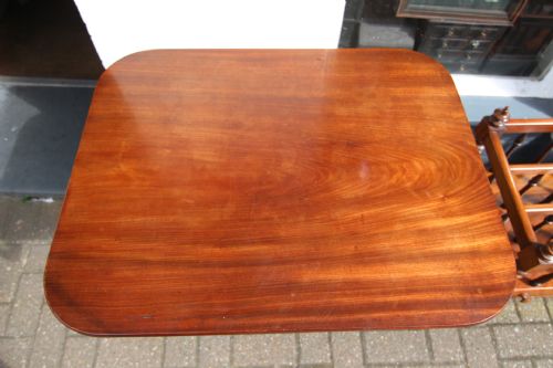 19TH CENTURY TILT TOP MAHOGANY WINE TABLE - ADDITIONAL PHOTO 2