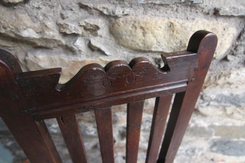 LATE 17TH CENTURY OAK CHAIR - ADDITIONAL PHOTO 7