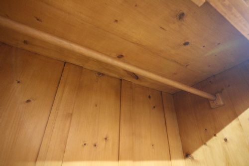 CONTINENTAL PINE DOUBLE WARDROBE WITH SINGLE DEEP DRAWER - ADDITIONAL PHOTO 6