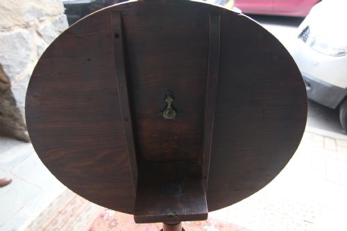 18TH CENTURY GOLDEN MAHOGANY TILT TOP TRIPOD TABLE - ADDITIONAL PHOTO 5